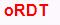oRDT